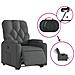 Poltrona Alzapersona Reclinabile Elettrica Grigio Scuro Tessuto - Foto miniatura 7