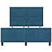 Rete letto  Blu scuro 140x190 cm Velluto - Foto miniatura 8