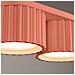 Lampada Da Soffitto Aura 2 Peach Gx53 Sl. 1828 - Minimalist Lampada A Soffitto Pesca 8x21x10 Cm - Foto miniatura 6