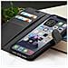 Custodia A Portafoglio Per Iphone 12 E 12 Pro Con Supporto E Linguetta Magnetica, Nero - Foto miniatura 5
