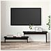 Mobile TV Rovere nero 180 x 30 x 43 cm Legno multistrato - Foto miniatura 4