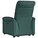 Poltrona Alzapersona Reclinabile Verde Scuro in Tessuto - Foto miniatura 6