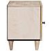 Comodino Beige 40 x 33 x 46 cm legno massello di mango - Foto miniatura 4