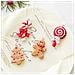 Set Di 4 Decorazioni Natalizie Per Albero - Ornamenti Di Caramelle In Resina - Foto miniatura 2
