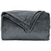 Coperte da Pile 6 pcs Grigio scuro 240 x 270 cm Panno - Foto miniatura 5