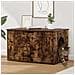 Casa per Gatti Rovere fumé 85 x 55 x 50,5 cm Legno multistrato - Foto miniatura 2