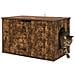 Casa per Gatti Rovere fumé 85 x 55 x 50,5 cm Legno multistrato - Foto miniatura 3