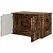 Casa per Gatti Rovere fumé 85 x 55 x 50,5 cm Legno multistrato - Foto miniatura 5