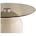 Tavolino Ravello-beige-vetro-70x70x33 Cm - Foto miniatura 3