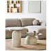 Tavolino Ravello-beige-vetro-70x70x33 Cm - Foto miniatura 6