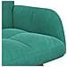 Sofa a Due Posti Turchese 115 x 61 x 87 cm Velluto - Foto miniatura 7