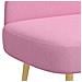 Panchina imbottita con schienale Rosa 110 x 60 x 76 cm - Foto miniatura 5