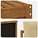 Set di divani da esterno 6 pcs Naturale e Beige 79 x 79 x 37 cm - Foto miniatura 6