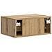 Mobiletto da notte a muro con cassetto 2 pcs Rovere Artigianale - Foto miniatura 7