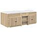 Struttura Letto Loft con Mobile con porta 3 pz Rovere Sonoma - Foto miniatura 1