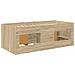 Struttura Letto Loft con Mobile con porta 3 pz Rovere Sonoma - Foto miniatura 5