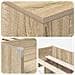 Struttura Letto Loft con Mobile con porta 3 pz Rovere Sonoma - Foto miniatura 6