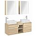 Set di mobili per il bagno 5 pcs Rovere Sonoma - Foto miniatura 1