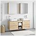 Set di mobili per il bagno 5 pcs Rovere Sonoma - Foto miniatura 4