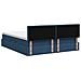 Letto con contenitore e materasso Blu 180 x 200 cm Velluto - Foto miniatura 9