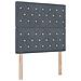 Letto con contenitore LED e materasso Grigio Scuro 90 x 190 cm - Foto miniatura 5