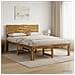 Letto matrimoniale con testiera ROSTOCK Bianco 120 x 190 cm - Foto miniatura 2