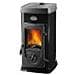 Stufa a Legna Super Junior Rivestimento in Acciaio Smaltato Potenza Termica Nominale 5 kW 143 m3 riscaldabili Colore Nero - Foto miniatura 6