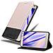 Custodia Compatibile Con Samsung Galaxy A5 2015 In Oro Rosato Nero - Coperchio Protettiva Con Chiusura Magnetica, Funzione Stand E Tasca Per Le Carte - Foto miniatura 3