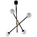 Lampadario Antitesi Nera / oro 4xe14 91x85x18cm - Foto miniatura 2