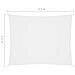 Parasole a Vela Oxford Rettangolare 2,5x4,5 m Bianco - Foto miniatura 6