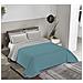 Trapuntino Copriletto Primavera Estate Autunno - 2 Piazze 250x260 Cm Acquamarina / grigio - Foto miniatura 1