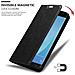 Custodia Compatibile Con Samsung Galaxy J7 2018 In Nero Di Notte - Coperchio Protettiva Con Chiusura Magnetica, Funzione Stand E Tasca Per Le Carte - Foto miniatura 7