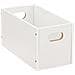 Scatola Portaoggetti - Bianco - Mdf e2 - L. 15 X P. 30,5 X H. 15 Cm - Foto miniatura 1