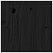 Cuccia per Cani Nera 111x80x100 cm in Legno Massello di Pino - Foto miniatura 3