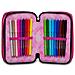 Astuccio Scuola 3 zip Zipper Glamy - Foto miniatura 4