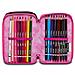 Astuccio Scuola 3 zip Zipper Glamy - Foto miniatura 5