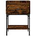 Comodino Rovere Fumo 40,5x31x60 Cm In Legno Multistrato - Foto miniatura 9