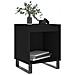 Comodini 2pz Neri 40x35x50 Cm In Legno Multistrato - Foto miniatura 3