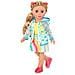 Ragazze Glitterate - Vestiti Per Bambole Da 14 Pollici - Completo Smile Rain Or Shine - Vestito Arcobaleno, Fermagli Per Capelli, Impermeabile E Stivali Da Pioggia - Giocattoli E Accessori Per Bambini Dai 3 Anni In Su - Foto miniatura 2