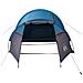 Tenda da Campeggio a Tunnel per 2 Persone Blu Impermeabile - Foto miniatura 5