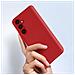 Cover Per Samsung Galaxy A05s Soft-touch Finitura Opaca, Rosso - Foto miniatura 4