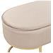 Panchina Milry Velluto Beige - Foto miniatura 7