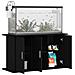 Supporto per Acquario 101x41x58 cm in Legno Multistrato Nero - Foto miniatura 2