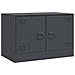 Mobili Tv 2 Pz Antracite 67x39x44 Cm In Acciaio - Foto miniatura 4