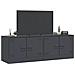Mobili Tv 2 Pz Antracite 67x39x44 Cm In Acciaio - Foto miniatura 10