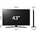 TV LED Ultra HD 4K 43" 43UT81006LA WebOS 2024 - Foto miniatura 3