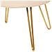 Pouf Contenitore Silas Velluto Beige Chiaro - Foto miniatura 5