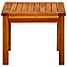Tavolino Da Giardino 45x45x36 Cm In Legno Massello Di Acacia - Foto miniatura 1