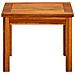 Tavolino Da Giardino 45x45x36 Cm In Legno Massello Di Acacia - Foto miniatura 3