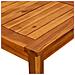 Tavolino Da Giardino 45x45x36 Cm In Legno Massello Di Acacia - Foto miniatura 6